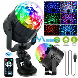Christmas Snowflake Projector LED Moving Snowfall Laser Light Party Strobe Lamp