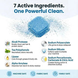 FurMe Washing Machine Cleaner Max Tablets, 48 Pack Pet Hair Dander Odor Buildup