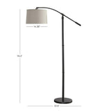 Commerce Street Jackson Floor Lamp - Bronze Jackson Light with Adjustable Arm