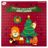 2026 Plush Ornament Advent Calendar 12-Day Set with 12 Dog or Cat Holiday Plush Ornaments