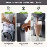 GreenPan Frost 15-in-1 Ice Cream & Frozen Drink Maker – 64 oz Built-In Chiller