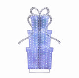 Member’s Mark 6' Pre-Lit Stacked Crystal Iced Gift Boxes with 326 Color-Changing LED Lights