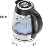 Chefman Lightning 1.8L Custom-Temp Electric Kettle, 1750W with Tea Infuser