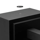Globe Electric Sconce with GFCI Outlet - 14" Matte Black Outdoor Wall Light