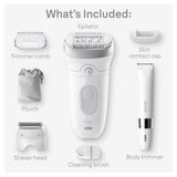 Braun Silk-épil 7 SE7-441 Wet & Dry Cordless Epilator and Shaver Kit for Women