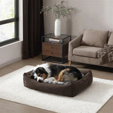 Tempur-Pedic Reversible All-Season Pet Bed – 36" x 42" Cooling & Faux Fur Dog Bed