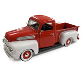 O Scale Die Cast Model 1951 Ford Truck Red w/ White Fenders Limited Edition