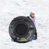 Tobin Sports 47" Polar-Shield Snow Tube with Pull Rope – Weather Resistant