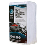 Unitex 100% Cotton Towels, 14 in x 17 in, 52-count Towels for Auto Detailing