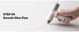 HOTO Cordless Auto-Dispensing Glue Gun with 60 Glue Sticks & Storage Bag