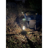 5-Pack 22" H LED Solar Stainless Steel Path Lights with Glass Lens, 25 Lumens