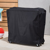 Trinity Stainless Steel Ice Cart Cooler with Swiveling Locking Wheels