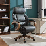 Henredon Adrano Big & Tall Executive Office Chair, High Back with Memory Foam