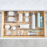 iDESIGN Drawer Organizer Set, 9 Clear Modular & Stackable Plastic Tray in 4 Size