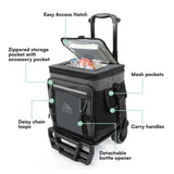 Arctic Zone 50 Can Wheeled Cooler Detachable AT Cart All Terrain Rolling Beach