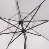 Sunvilla 10' Round Solar LED Market Umbrella