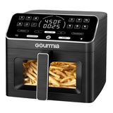 Gourmia 9 Qt Digital Air Fryer Ceramic Basket 12 Presets Viewing Window GAF998