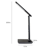 OttLite Executive LED Desk Lamp with 2.1A USB Port, 3 Color Modes 5 Brightness