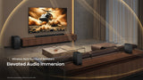 Hisense AX700 5.1.4-Channel Soundbar Wireless Subwoofer & Rear Speakers, Atmos