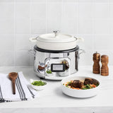All-Clad 6-in-1 Digital Slow Cooker with Enameled Cast Iron Pot 5-qt MultiCooker