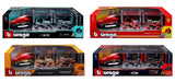 Bburago 1:43 Formula F1 Racing Paddock Set Red Bull McLaren Mercedes AMG Ferrari