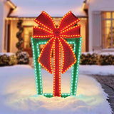 Member’s Mark 42" Pre-Lit Gift Box Décor with 483 Twinkling & Chasing LED Lights