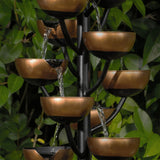 GHP Group 65" Bond Bloomington Cascading Cup Fountain, 31 Cascading Cups Creat Waterfall
