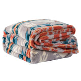 Pendleton Faux Fur Luxe Blanket 700 GSM Heavyweight Ultra-Soft Printed Polyester