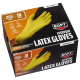 EQPT Everyday Reusable Latex Gloves, 10 Pairs, One Size, Reusable Cleaning Glove