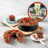 Collin Street Bakery Medium Fruitcake, 2-pk Pecan Holiday Christmas Cake in Tins