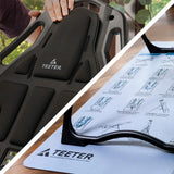 Teeter Fitspine FX-3 Inversion Table Bundle w/ Mat + Heat & Cushion