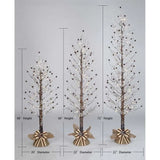 Member’s Mark 3-Piece Pre-Lit Winter Tree Set with 159 Twinkling LED Lights