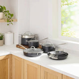 All-Clad 12-Pc Ceramic Nonstick Cookware Set HA1 ProStack Hard-Anodized Aluminum
