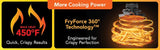 Gourmia 9 Qt Digital Air Fryer Ceramic Basket 12 Presets Viewing Window GAF998