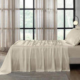 Slumber Chill 6-Piece Cooling Sheet Set – Tencel Lyocell & Cotton Blend, Beige 300 Thread Count