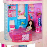 Barbie Dreamhouse Dollhouse with 2 Houses, 2 Pools, 2 Slides, Elevator & 65+ Accessories