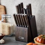 GreenPan 13-Piece Stainless Steel Knife Block Set – Chef, Santoku, Paring, Steak