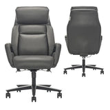 Barcalounger Merced Executive Office Chair, Ergonomic Leather Lumbar Support Desk