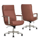 Elle Decor Ayden Manager's Chair, High-Back Recliner with Cushioned Seat