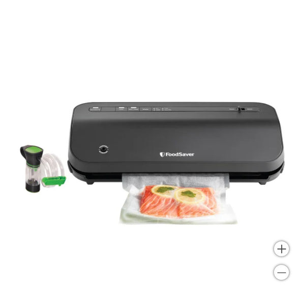 FoodSaver Preserve Vacuum Sealing System Starter Kit with Bags and Rolls