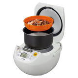 Tiger 5.5 Cup Micom Rice Cooker & Warmer w/ Tacook Multi Cooker Made in Japan