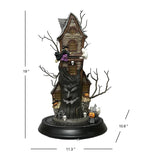 Member’s Mark 19" Pre-Lit Animated Haunted House with LED Lights, Music and Moving Figures