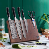 Henckels Compass Damascus 7-Piece Knife Set with Easel Block