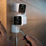 Wyze 3-Pack 2k Duo Cam Pan – Dual-Lens 360° Security Cameras w/ Spotlights  & Siren