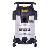 DeWalt 8-Gallon Stainless Steel Wet Dry Vacuum - 4 HP Commercial Vacuum Cleaner