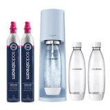Sodastream Terra Sparkling Water Maker Bundle, 2 CO2 CQC Cylinders & Carbonating