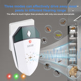 Pest Reject Pro Indoor Ultrasonic Pest Repeller, 3-Level Adjustable Frequency
