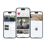 Arlo Essential 2K Camera plus 2 Solar Panel chargers, 2-pack AI-powered Camera