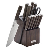 GreenPan 13-Piece Stainless Steel Knife Block Set – Chef, Santoku, Paring, Steak