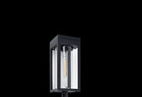 Lutec 4-pack 25 Lm Solar LED Pathway Lights - Aluminum Glass Frame Garden Lights
